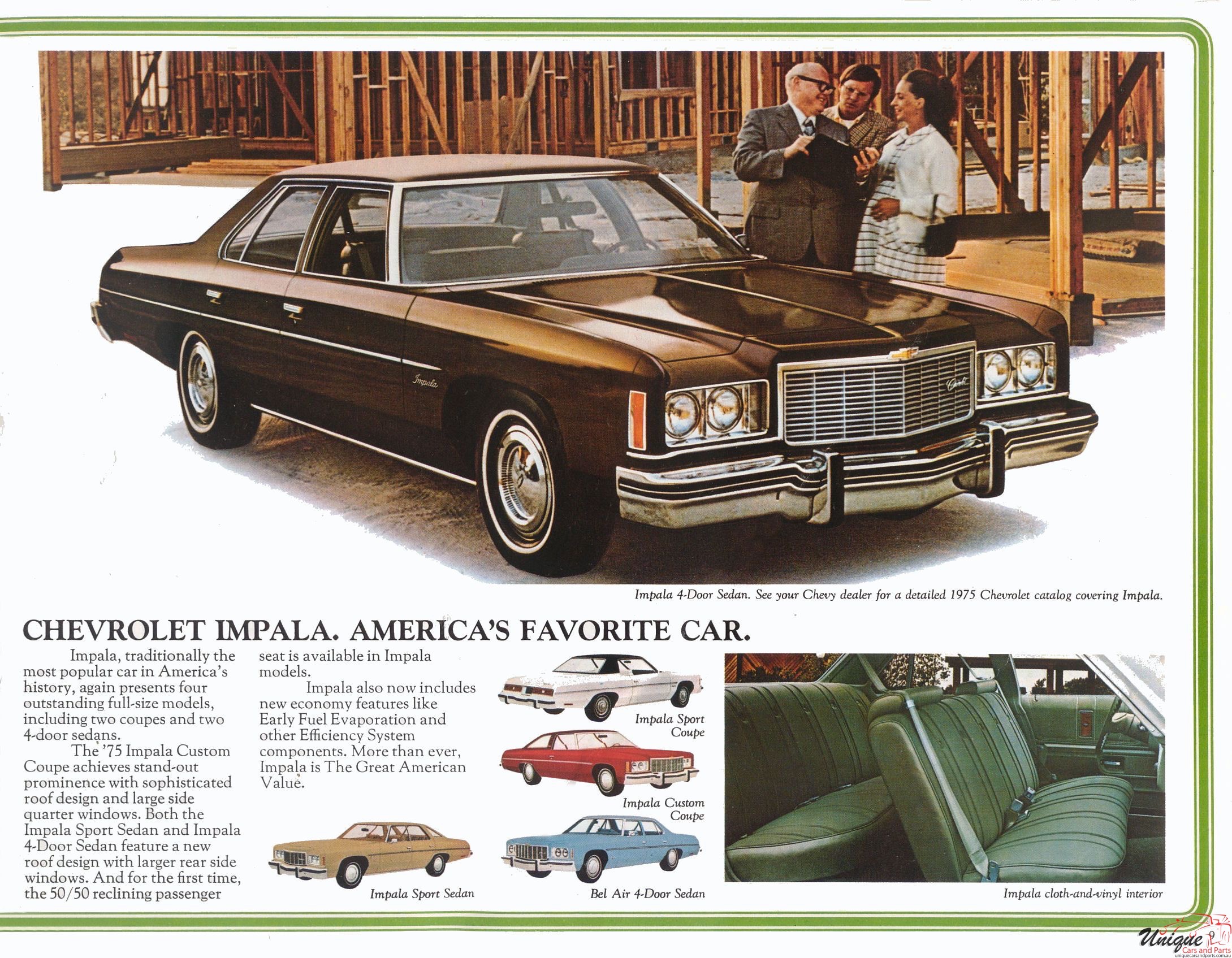 1975 Chevrolet Full-Line Brochure Page 9